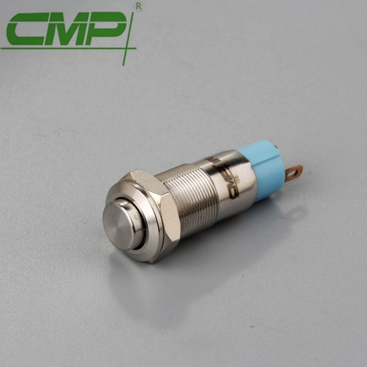 CMP Metal Mini 1no Spst Push Button 10mm Switch