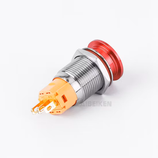 25mm Ledlight Momentary or Latching Explosion Proof Elevator Metal Push Button Switch