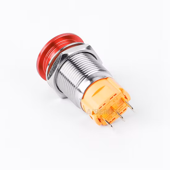 25mm Ledlight Momentary or Latching Explosion Proof Elevator Metal Push Button Switch