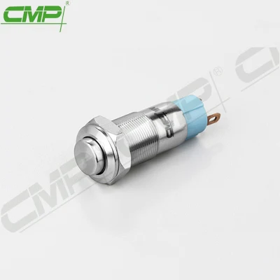 Interruttore a pulsante CMP Metal Mini 1no Spst da 10 mm