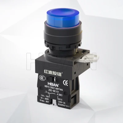 Produttore cinese Xb2 Y5 LED 1no interruttore a pulsante in plastica normalmente aperto da 22 mm