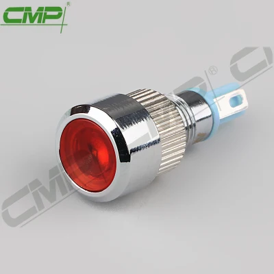 Indicatore macchina CMP 8mm Lampada di segnalazione di alta qualità Lampada di segnalazione in metallo IP67